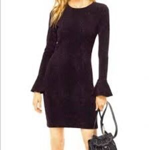 Michael Kors sparkly Black Long Sleeve Dress
